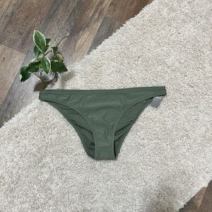 Aerie Size Large Green Cheeky Swimwear Bikini Bottoms NWT